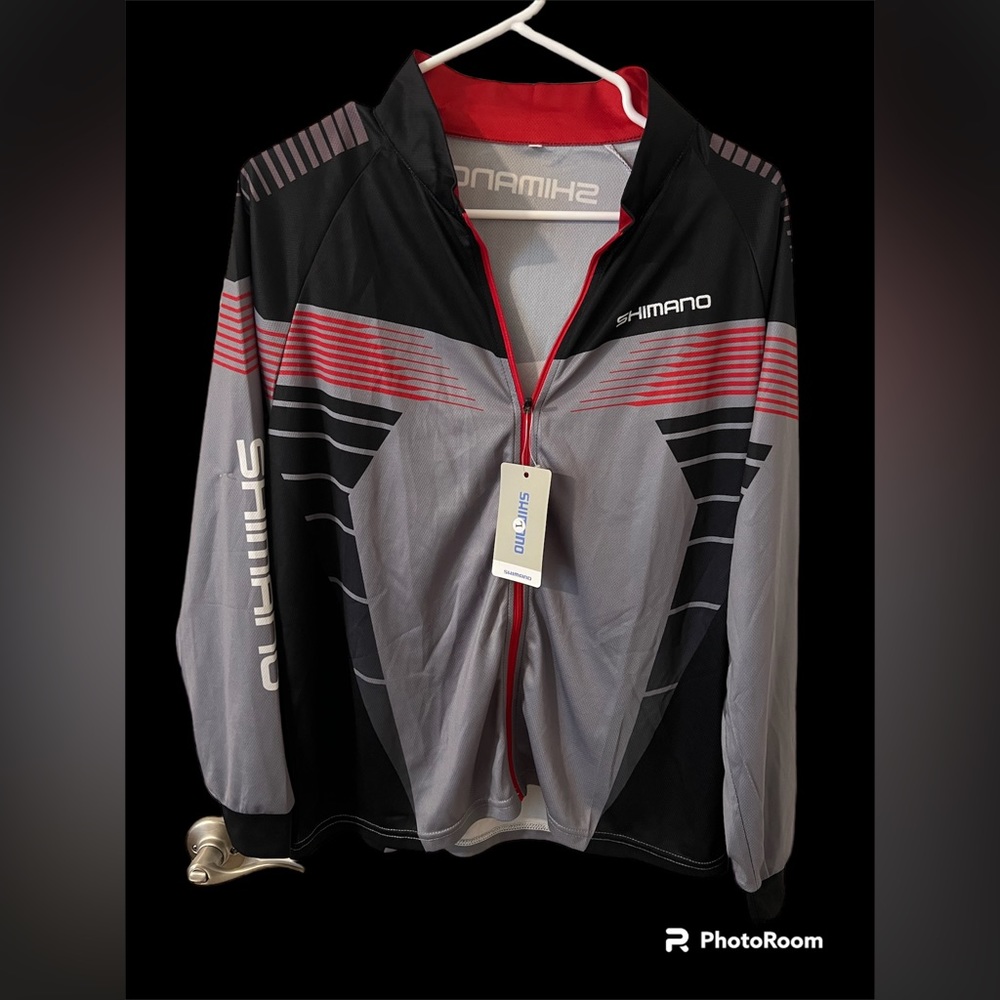 Shimano fishing long sleeve with zipper